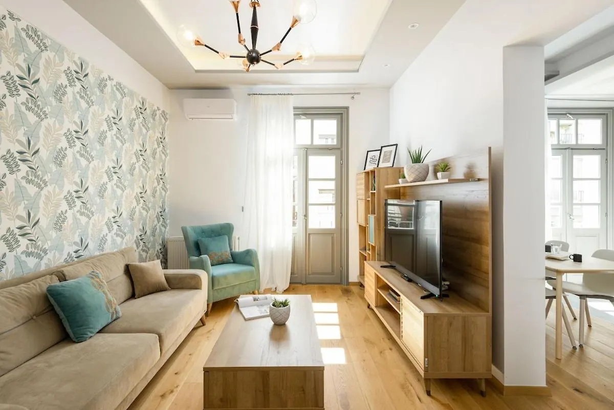 Lägenhet Innovative Upscale 2-Br Flat In Premium Location Thessaloníki Grekland